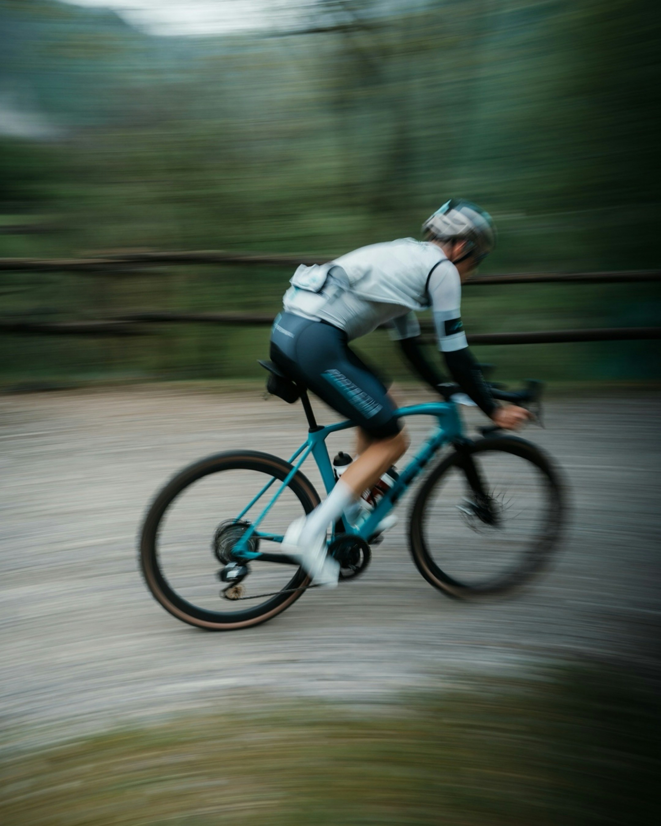 Runner in motion